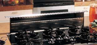 installation flexibility and convenience of operation. (only available on JVB67) Note: Approved for use with all and GE electric and sealed burner gas cooktops.