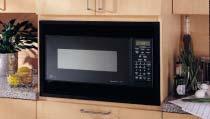 Microwave Ovens This trim kit allows for built-in installation of the 1.6 countertop microwave oven in a wall or cabinet alone, or over a GE 30" single electric wall oven as shown.