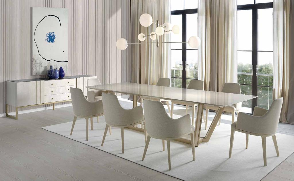AMBOAN Selection _ Dining room Rectangular Fixed Dining Table,