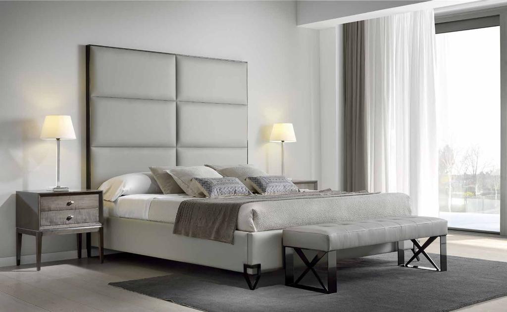 AMBOAN Selection _ Bedroom High Headboard + Bed and Bed