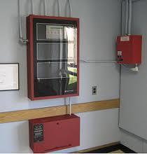 Occasionally, the fire system needs maintenance and will alarm a trouble signal at the fire panel box. If you hear a signal coming from the fire panel, please call EHS at 783-2584.