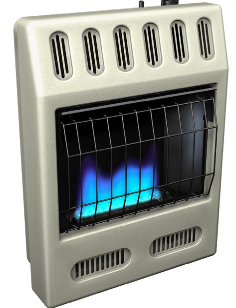 UNVENTED (VENT-FREE) BLUE FLAME REMOTE CONTROL GAS HEATER SAFETY INFORMATION AND INSTALLATION MANUAL Models ny100, ny101, ny102, ny103 ny104, ny105, ny106, ny107 ny114, ny115, ny116, ny117 Actual