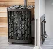 With capacities of 150 to 230 kg of exposed stones, Saga stoves provide wave