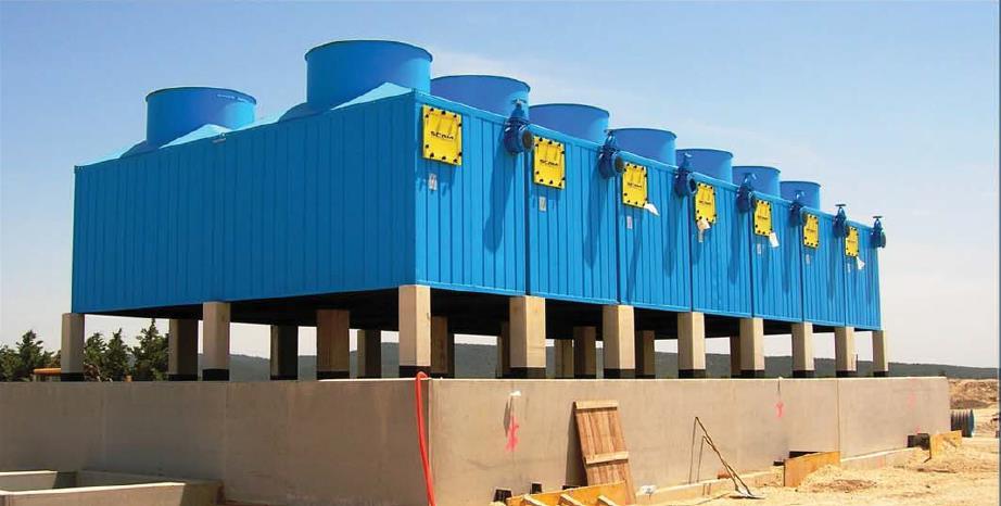 DESCRIPTION OF COOLING TOWERS SERIES TAT The TAT series are dedicated to every industrial 