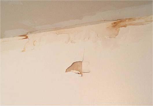 Detecting Leaks- Pipes Sudden increases in your water bill may indicate a leak Water marks on floors, walls or ceilings