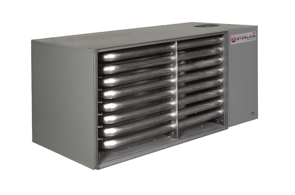 20-gauge Aluminized Steel Tubular Heat Exchanger 7 Sizes Ranging from 100 to 400 MBH In-shot Burner Technology Direct Spark Ignition 20 Gauge Jacket Panels with Double Wall Construction and Baked