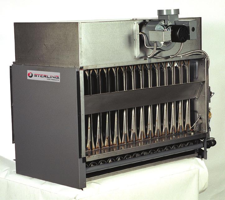 QVSD separated combustion indoor duct furnace is designed to be installed in mildly hostile environments.