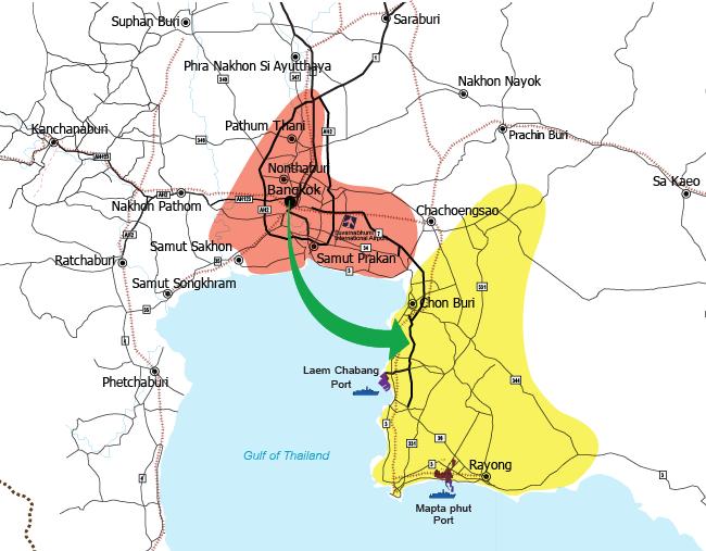 ESB Development : Target Areas (Chon Buri, Rayong, Chachoengsao) 6 Laem Chabang