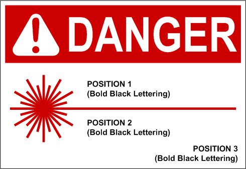 SHE Standard D12 Lasers 1.0 Area Warning Signs Annex D Warning Signs, Labels, and Tags 1.