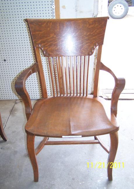Oak Office Chair-18 $150.