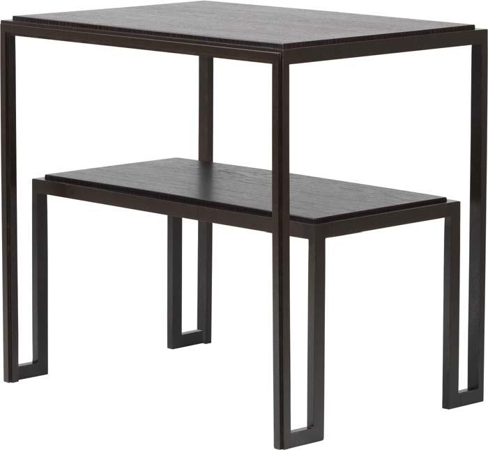 BESPOKE 2-tier side table Dark