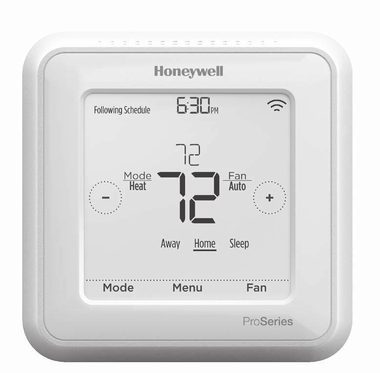 T6 Pro Z-Wave Programmable Thermostat User Guide *TH6320ZW2003 depicted. Other models may vary. Actual size 4.09'' x 4.09'' x 1.