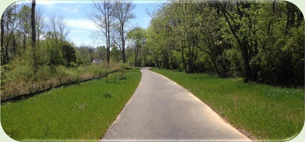 width, 12 preferred Mowed grass shoulders Urban Trail Little Sugar Creek Greenway