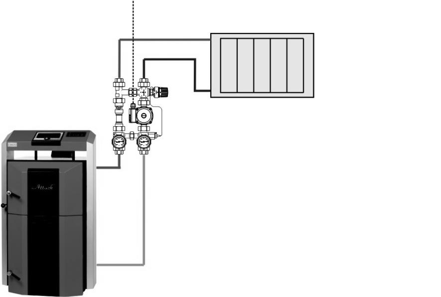 3.3 CONNECTION OF THE REGULATOR BY HYDRAULIC SCHEMES The regulator can control several types of hydraulic schemes.