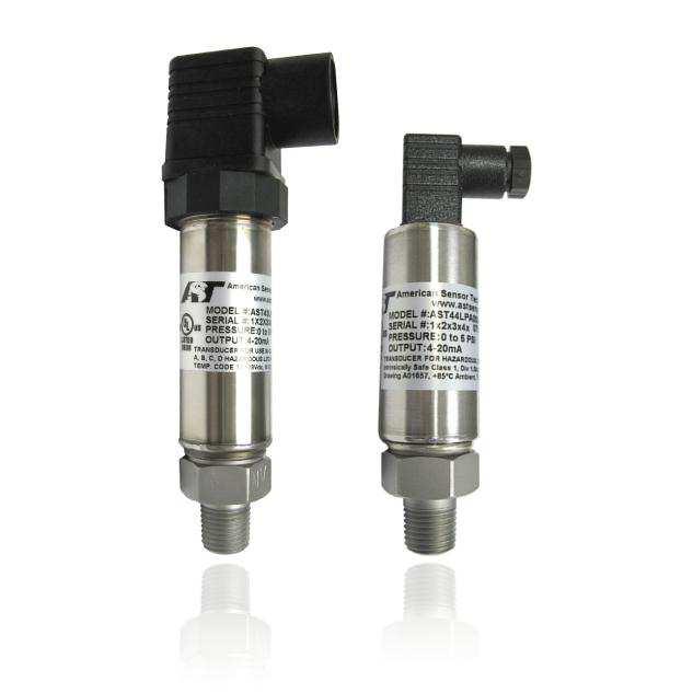 Intrinsically Safe Transducer AST44LP Overview The AST44LP is a stainless steel pressure transducer with a wide variety of options.