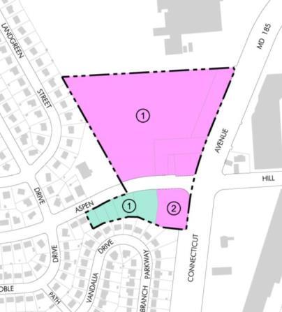 Property Specific Issues pgs 8-9 Zoning North of Aspen Hill Road Plan Recommendation: CRT 1.