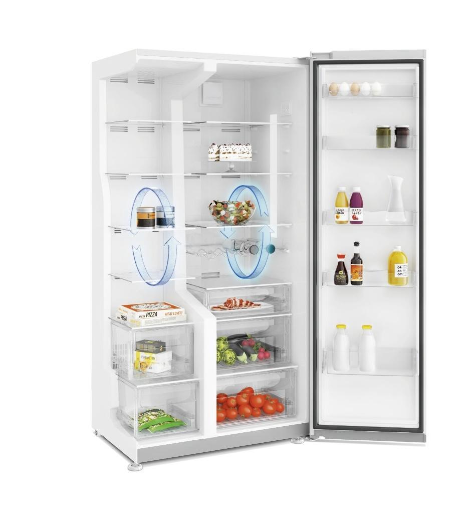 ECO CHAMP WE PUT ALL OF OUR ENERGY INTO THIS FRIDGE, SO YOU CAN SAVE YOURS THANKS TO OUR DUO-COOLING NO FROST TECHNOLOGY.