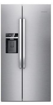 GSBS 13320 FX SIDE BY SIDE FRIDGE-FREEZER GSBS 13320 FGB SIDE BY SIDE FRIDGE-FREEZER 616 L total gross volume Duo-Cooling No Frost Display with touch control button FRIDGE 368 L net fridge volume