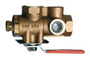 TESTa ndrain Model 2500 Like the Model 1000, the Model 2500 TESTa ndrain is a 300 PSI rated, single-handle ball valve specifically designed to provide both the test and