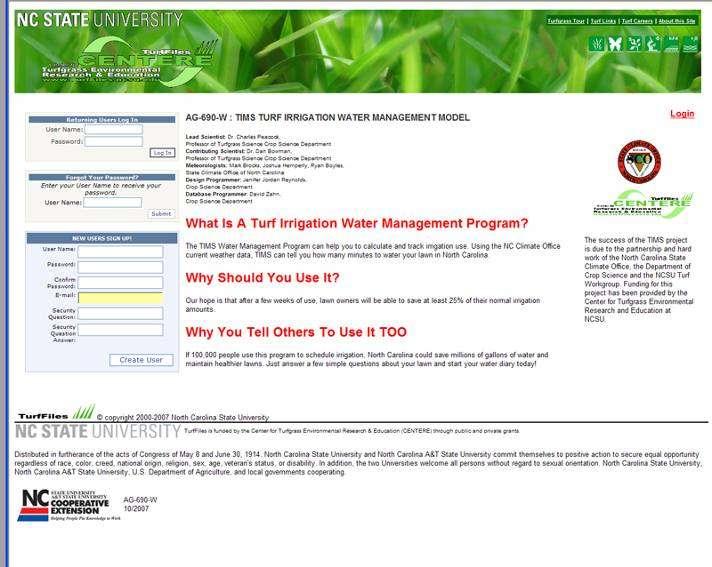 Turf Irrigation Management