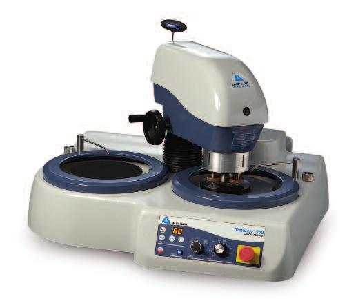 Reliable and Economical Family of Grinder-Polishers MetaServ 250 Features The MetaServ 250 single and twin grinder-polishers offer a
