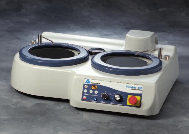 Single or Twin Platens The MetaServ 250 is available in either a single or twin platen model.