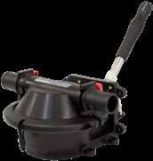 Manual Bilge Pumps SUBMERSIBLE BILGE PUMPS AND SWITCHES VIKING COMPACT - MANUAL HAND-POWERED BILGE PUMP Full-capacity, hand-powered bilge pump perfect for installation in tight spaces.