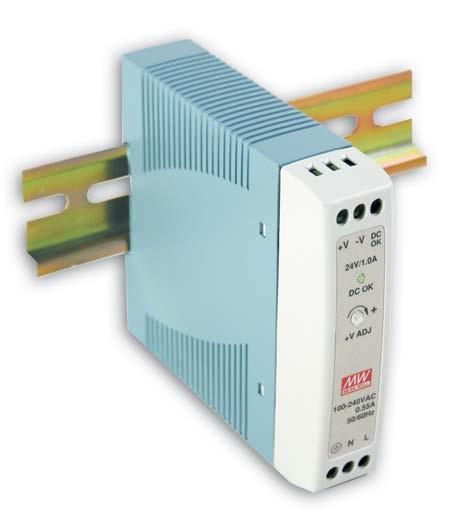 2.3 Power Supply Brooks FT1-SB is powered by a DIN rail switch mode power supply as shown in Figure 4 below Figure 4 Din rail Power supply Features: Universal AC input Short circuit / Overload / Over