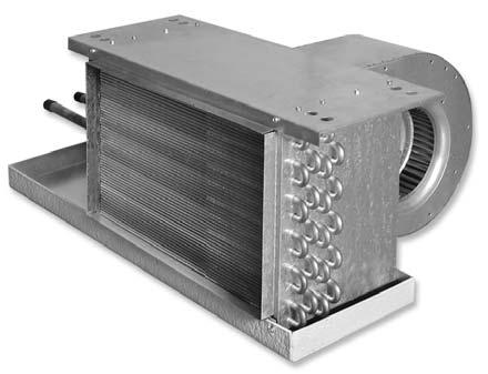 a complete listing). Integral filter rack with 1" filter and integral rear ducted (shown) or bottom return on all plenum units. Optional 2" filter available.