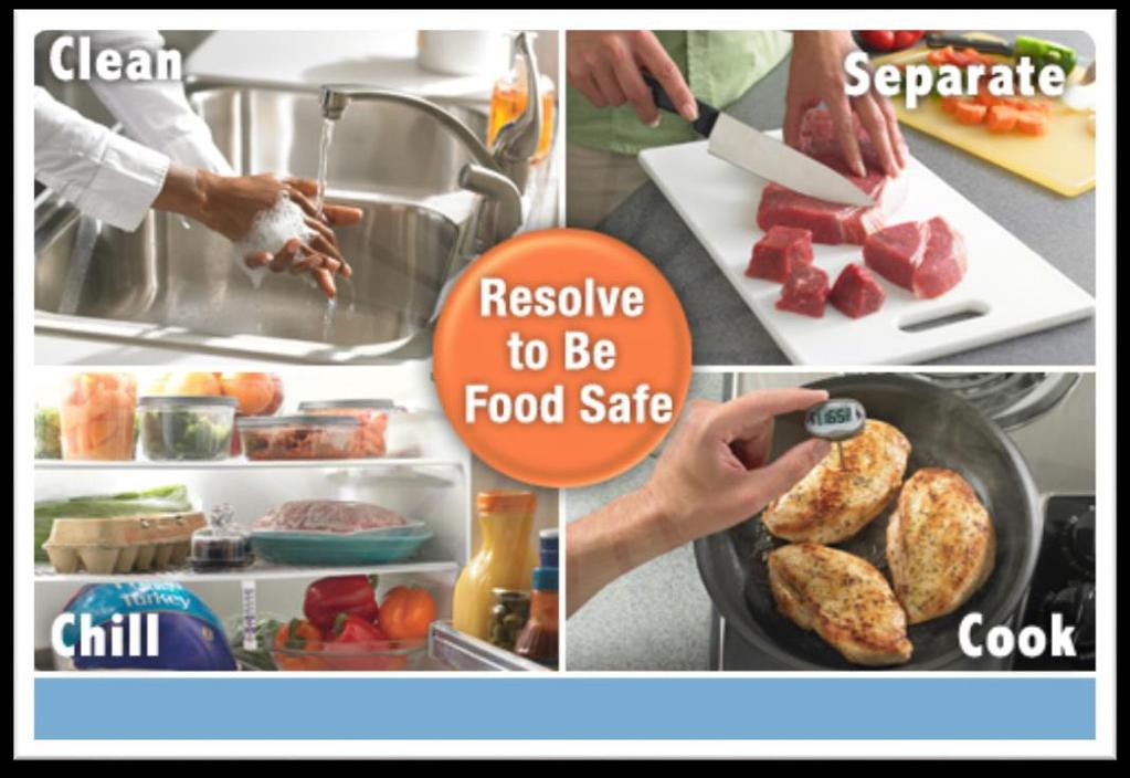 The Basics of Food Safety Be Food Safe means