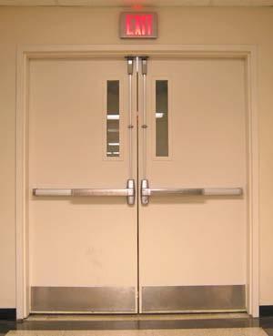Exit Doors Side-Hinged Exit Doors Must be used to connect any room to an exit