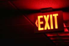 Lighting and Markings Exit routes adequately lighted Exit clearly visible and marked with EXIT sign If