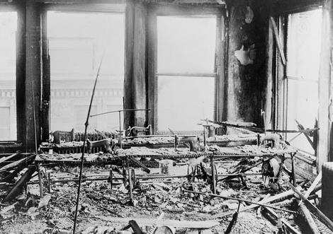 History Triangle Shirtwaist Factory Fire The Blaze Fire lasted only 30 minutes Fire company arrived to dropping bodies (over 50) Ladders & fire hoses only reached 6 th & 7 th floors Fire nets