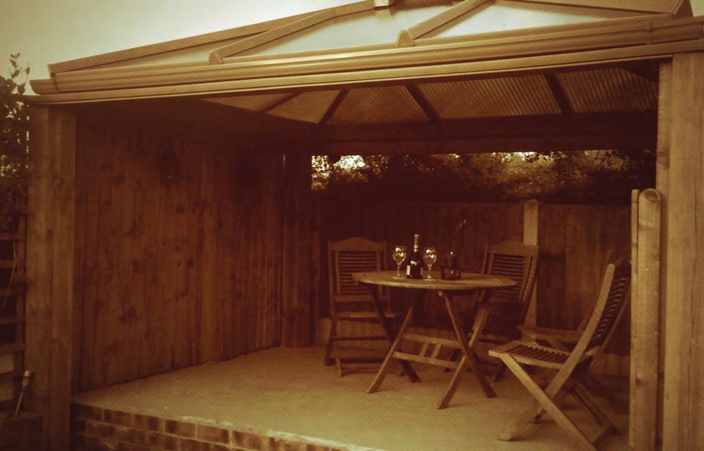 All our free standing garden room / summer houses are made to