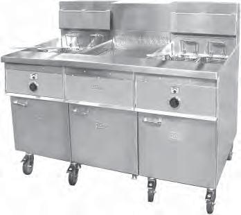 ...$260 Casters Optional Salting & Bagging Station STANDARD FEATURES Stainless steel sides, shelves & back Dump No. of Overall Working Ship LIST MODEL PART NO.