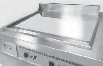 Drop-In Miraclean & Teppanyaki GRIDDLES Drop-In Miraclean Griddles ALL THE SAME STANDARD MIRACLEAN FEATURES - See page 17 OPTIONS Streaker griddle 480 voltage High input elements (electric) Trough