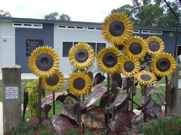 Our bright and beautiful Sun Flower Sculpture made