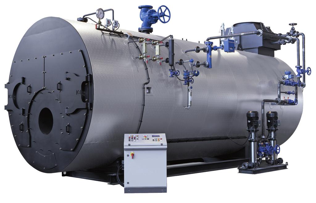 Metropolitan - Steam Boiler The Metropolitan is a range of high pressure conventional three pass wet back steel horizontal shell and tube steam boilers, utilising a combustion chamber and two passes
