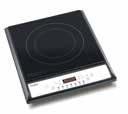 Pre-Set Cooking Functions INDUCTION COOKERS Ultra Slim, the slimmest induction Slider touch control 4 Digit digital display