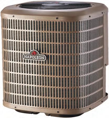 SWEPT FAN BLADE TECHNOLOGY Napoleon air conditioners are made with modern fan blade technology.