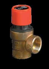 HEATING SYSTEM COMPONENTS Pressure Relief Valves 101 Series Sealed Heating System Pressure Relief Valves Diaphragm design gives improved resistance to scaling and extends the valve's lifespan
