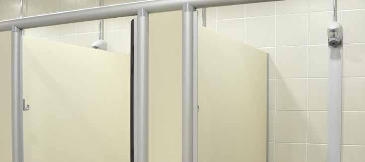 WASHROOM SYSTEMS Shower Panels Shower Panel Optional Extras Anti-ligature panel gasket - negates need for silicone sealant and prevents contamination Anti-ligature quick release couplings - to allow
