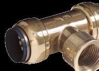 Spotlight Features: GrAB-ring The sharp stainless steel teeth of the internal grab ring bite into the pipe once pushed into the fitting, gripping it tightly.