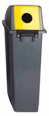 INDOOR NT LOCKING SYSTEM FOR WASTE SEPARATION RECEPTACLES Prevent unauthorised