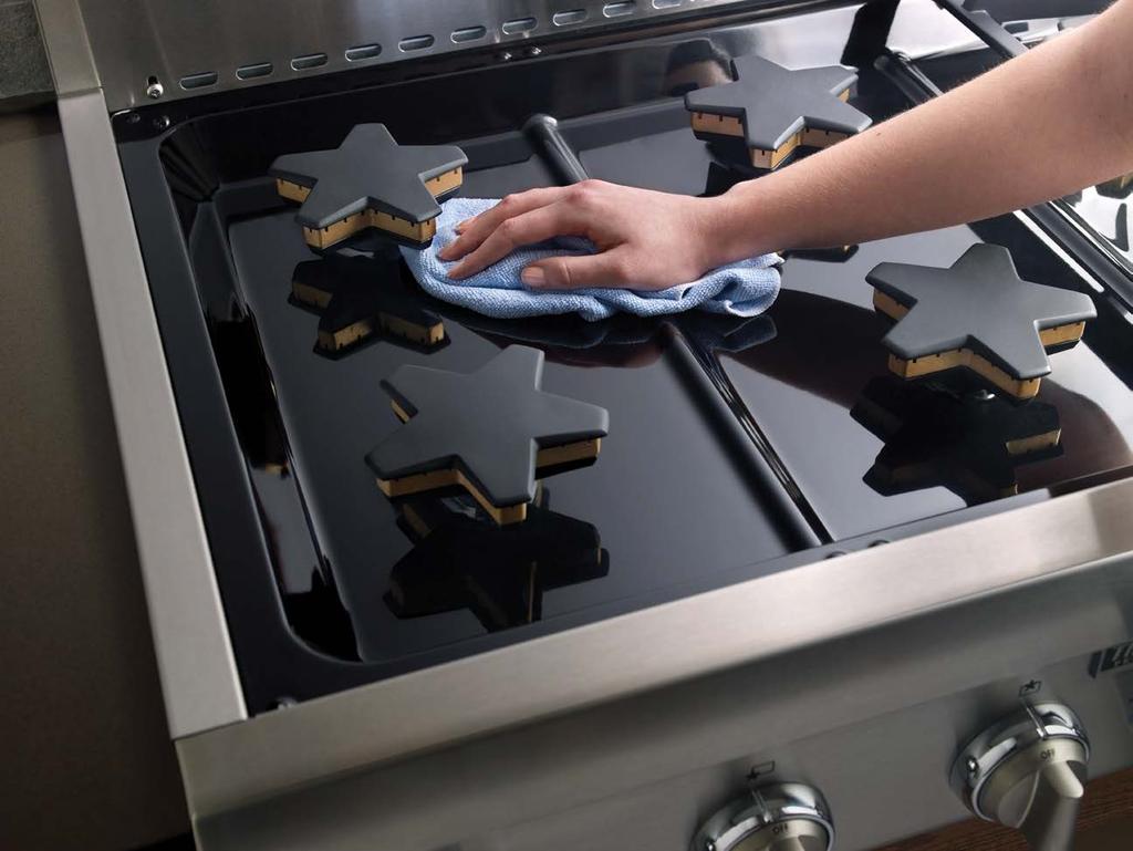 It creates a perimeter 56% longer than a round burner, which allows the inclusion of more flame ports.
