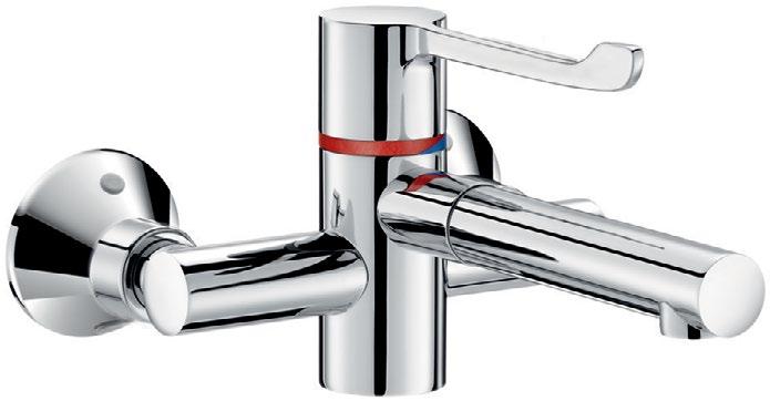 10P SECURITHERM with Bioclip Spout, wall-mounted single control thermostatic