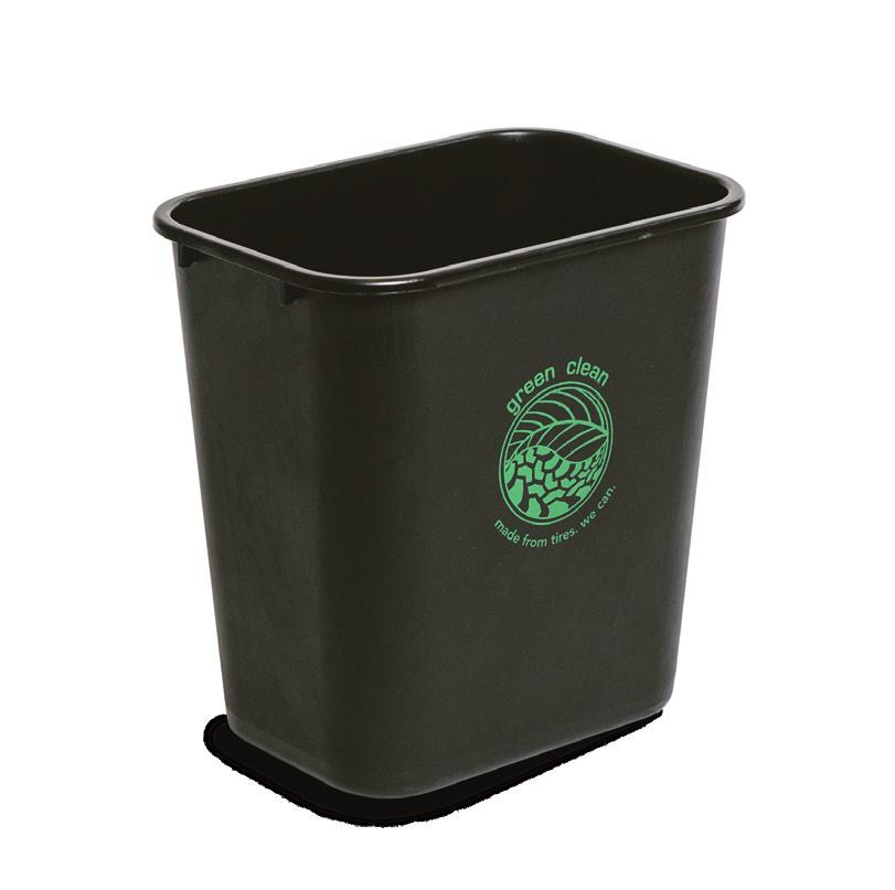 waste baskets 14, 28 & 41 Qt. Office Wastebasket 14, 28 & 41 quart office wastebaskets are molded with a proprietary rubber compound.