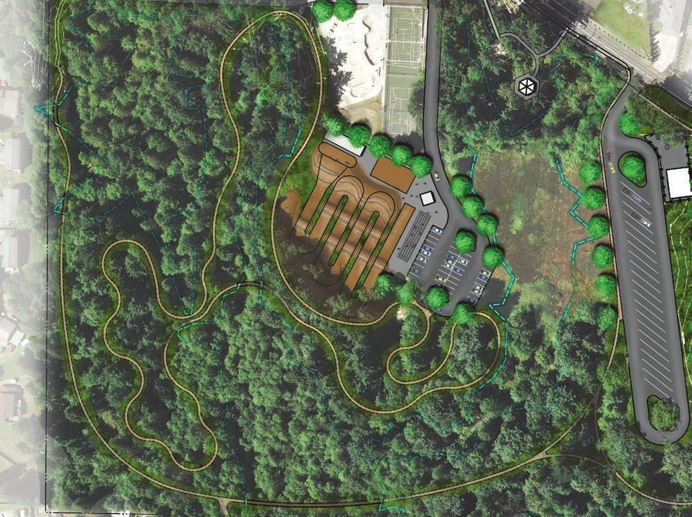 Master Plan SOUTH PARK BMX Course The new BMX course will include a full-size dirt BMX track, staging area,