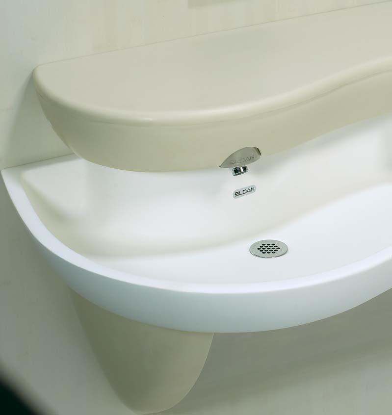 The SloanStone Lavatory System SloanStone sinks offer the ultimate vandal resistance. Installation is fast and easy.