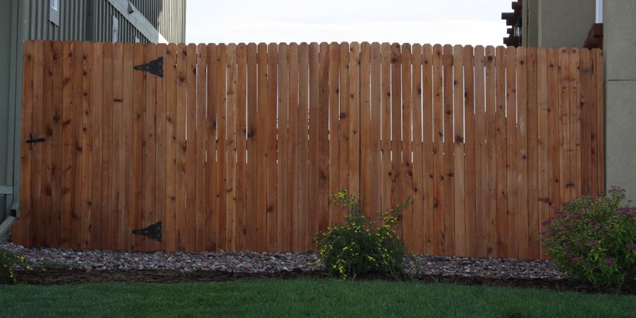 finished fence is an